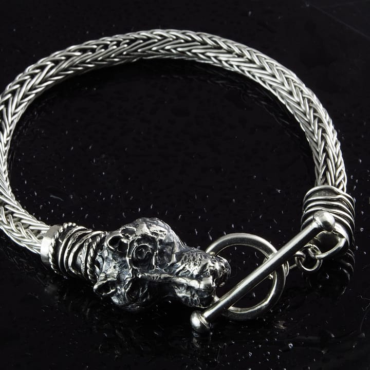 Bratara Lup Dacic Dragondin argint