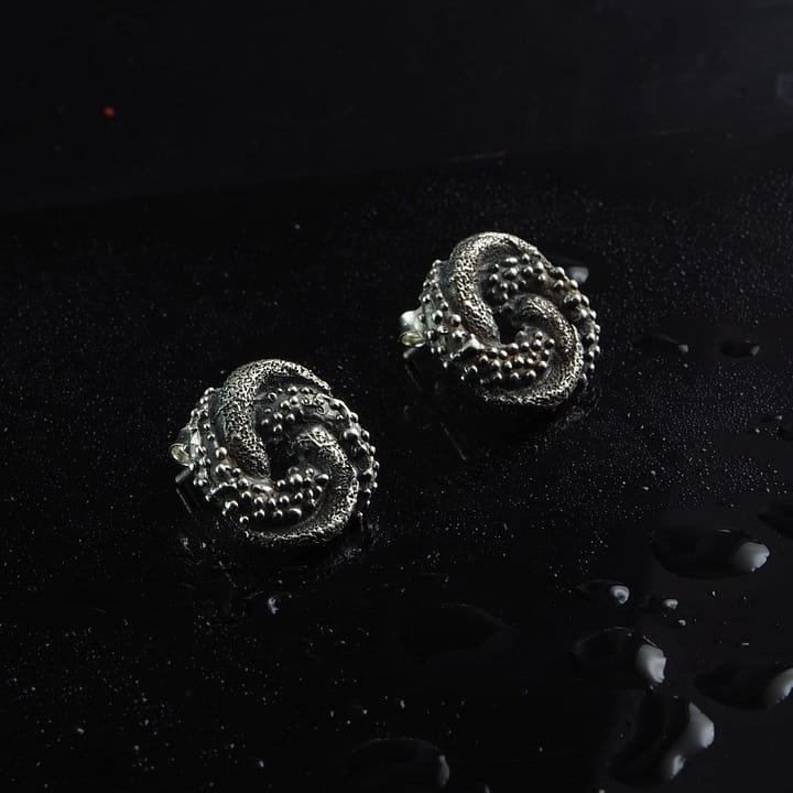 Nod algerian al iubirii - cercei, unicat, realizati exclusiv manual din argint 925. Cercei eleganti de seara sau pentru ocazii speciale.